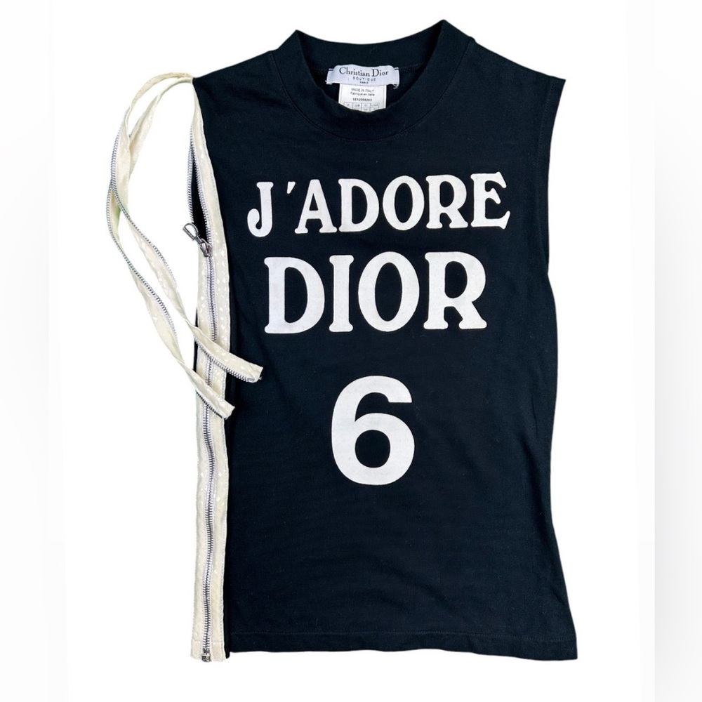 Christian Dior S/S 2001 Zipper Tank